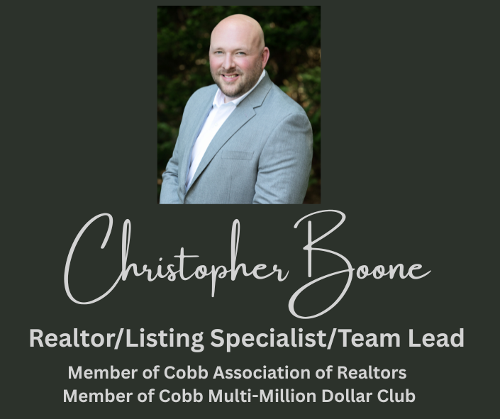"Cobb County Realtor," "real estate expert," and "home listings in Georgia." 