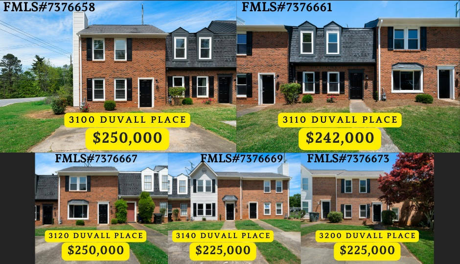 <span style="font-weight: bold;">5 Townhomes in Downtown Kennesaw&nbsp;</span>